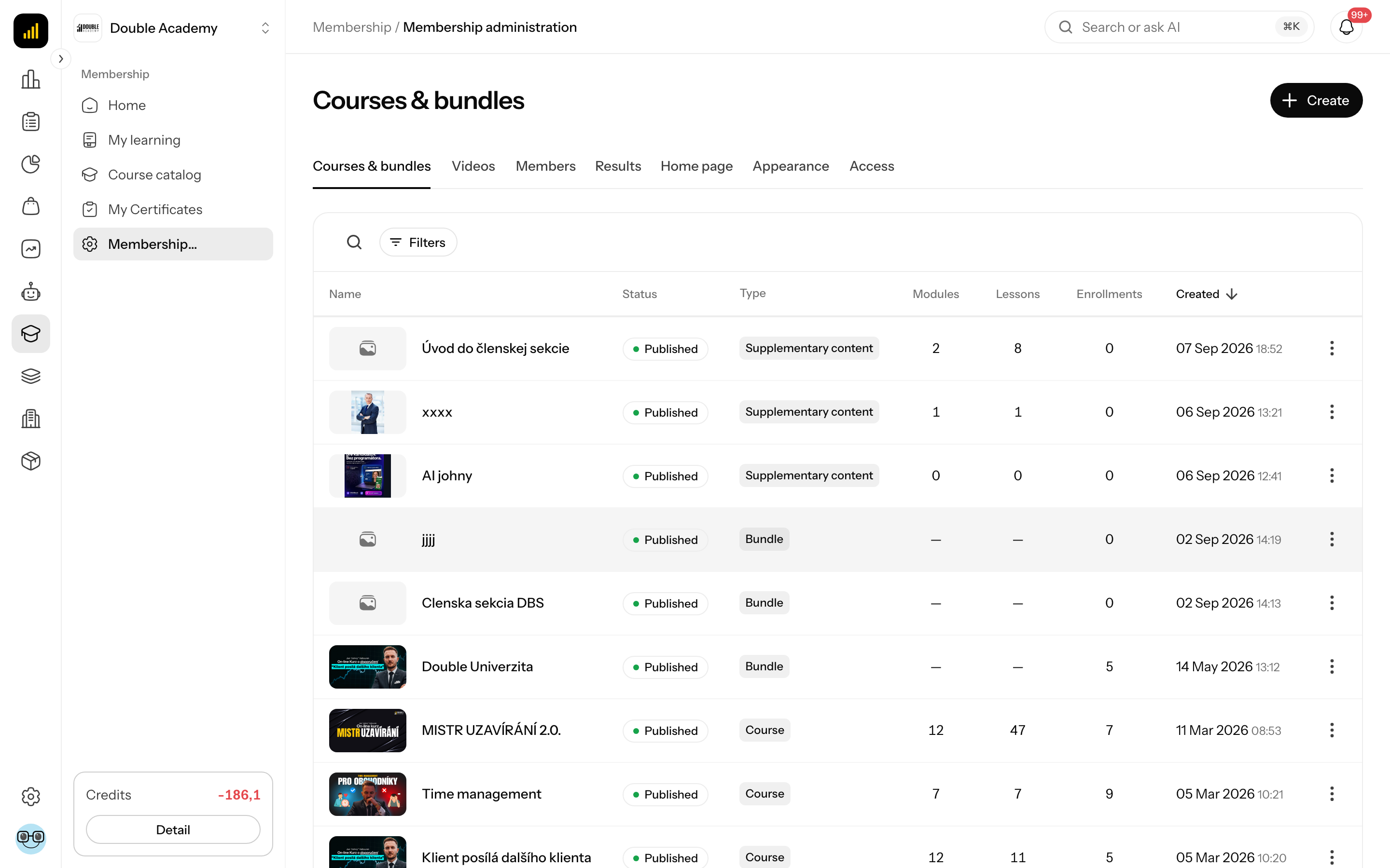 Courses & bundles