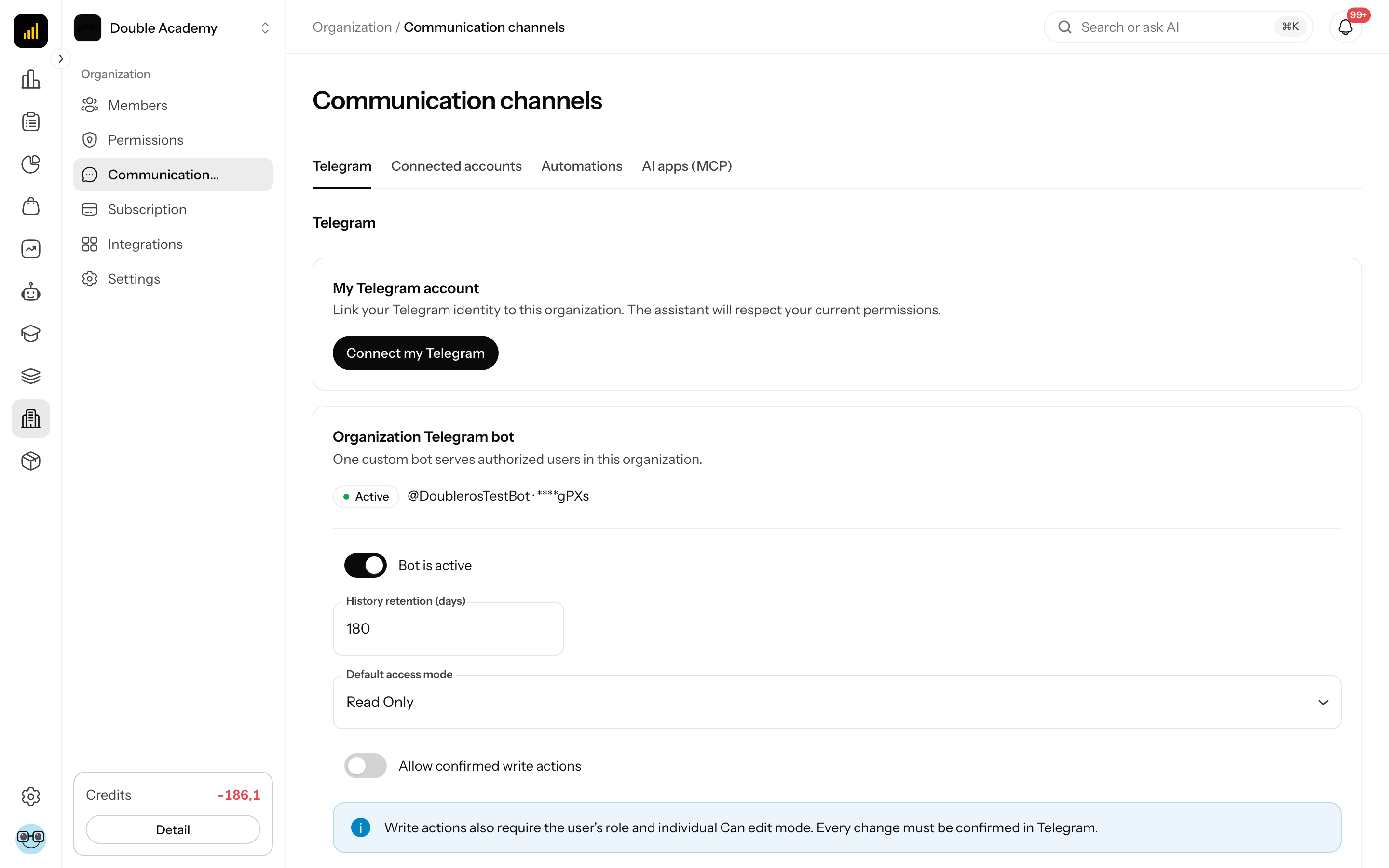 Communication channels