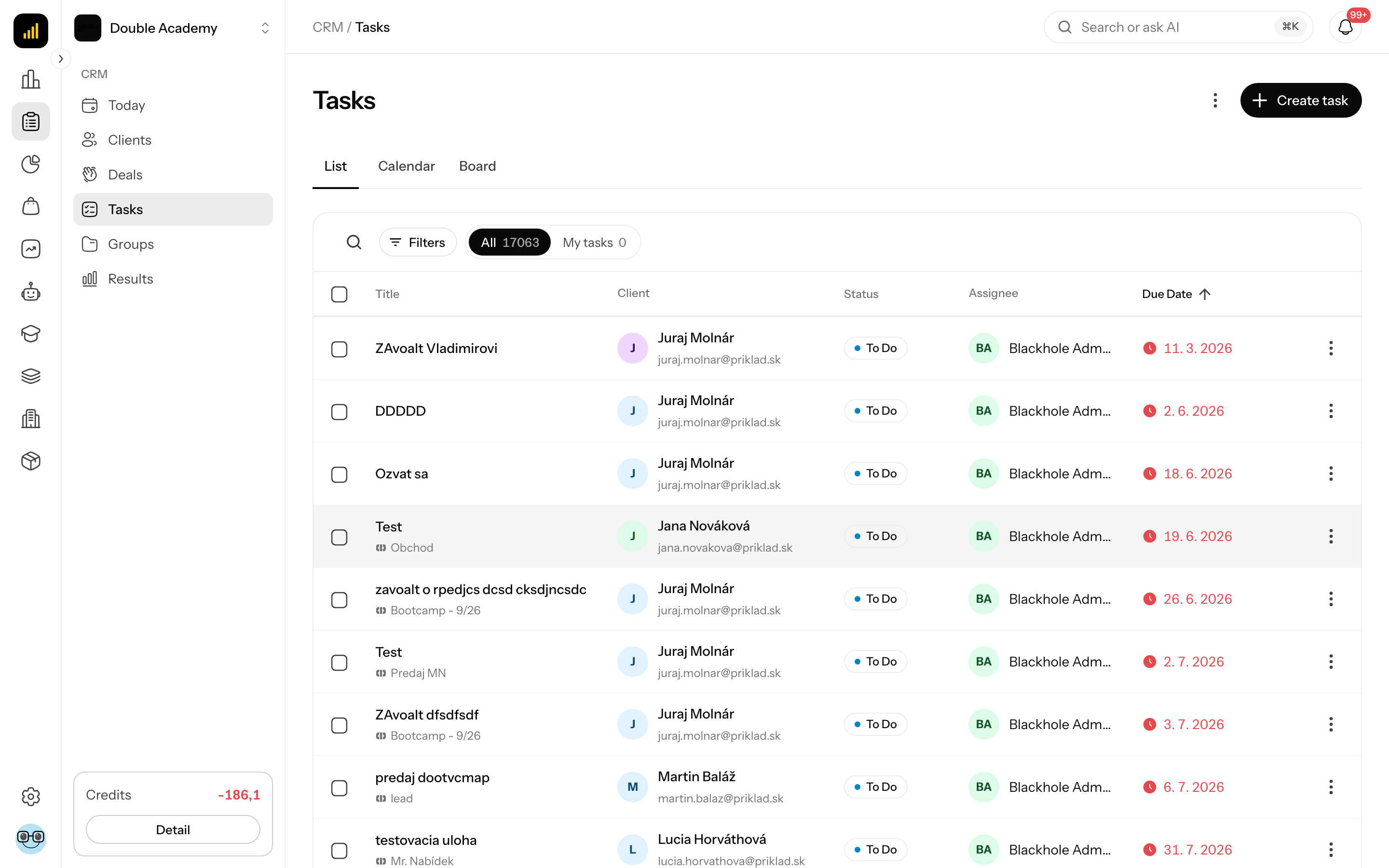 Tasks